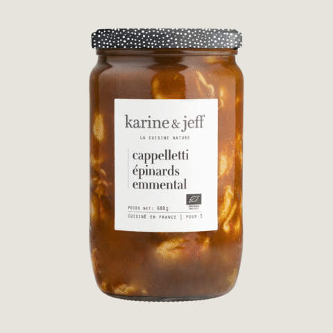 Cappelletti de espinacas y Emmental
