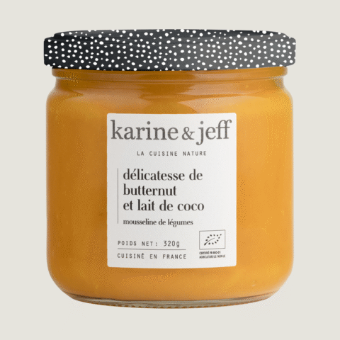 Délicatesse de calabaza butternut y leche de coco