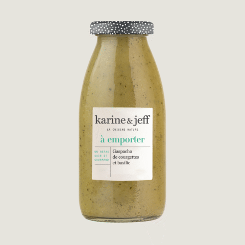 Gazpacho de calabacín y albahaca 0,25 L