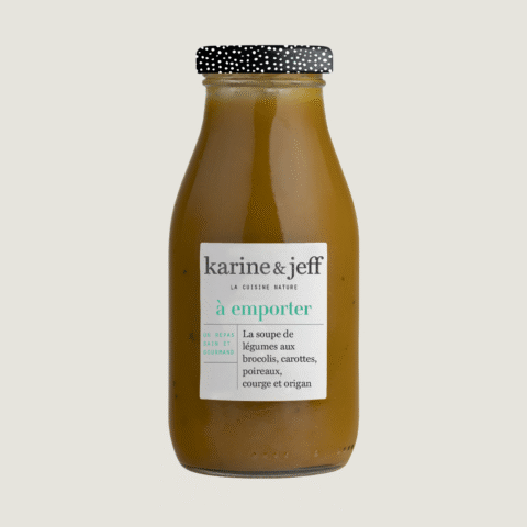 Sopa de verduras - brócoli, zanahorias, puerros, calabaza y orégano 0,25 L