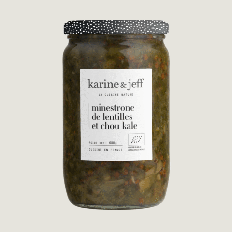 Minestrone de lentejas y col kale