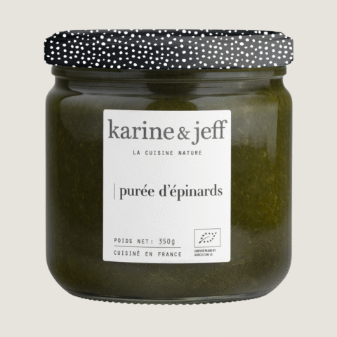 Puré de espinacas