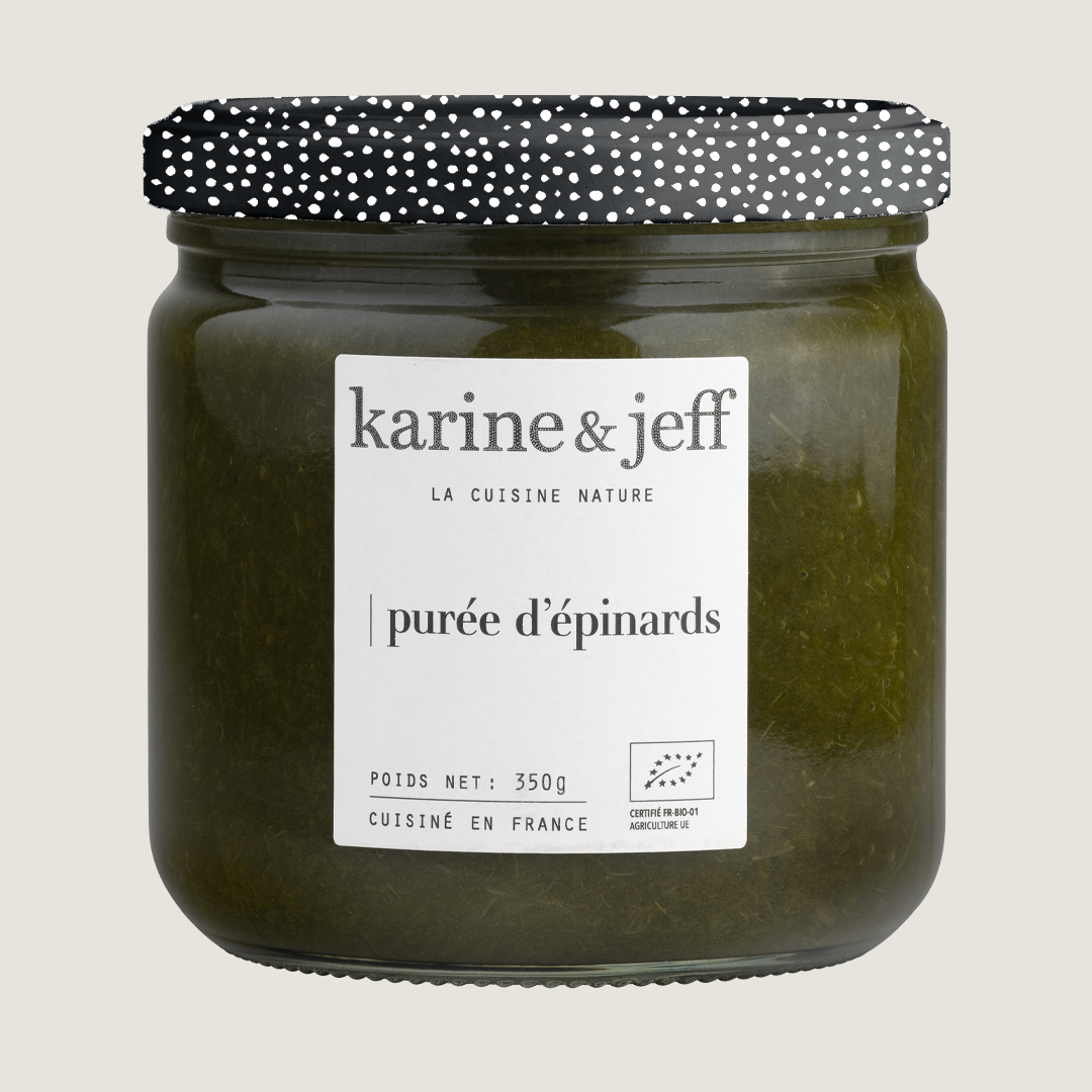 Puré de espinacas