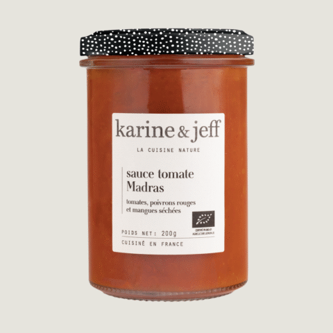 Salsa de tomate Madras - tomates, pimientos rojos y mango deshidratado