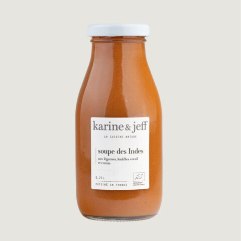 Sopa de la India - verduras, lentejas rojas y comino 0,25 L