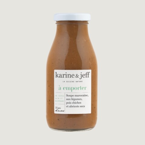 Sopa marroquí - verduras, garbanzos y orejones de albaricoque 0,25 L