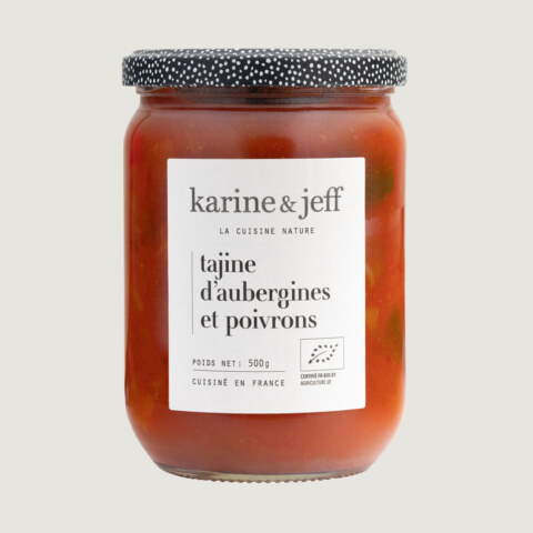Tajín de berenjenas y pimientos